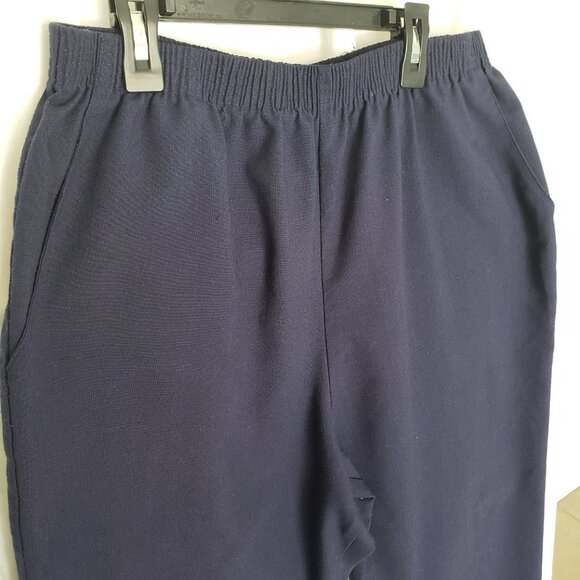 Briggs Woman Navy Blue Formal Pants Size 18 - Picture 7 of 15